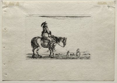 Caprices : Cavalier monté - Stefano della Bella