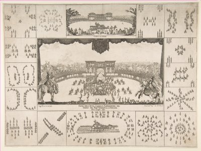 Carrousel à Florence pour le mariage du Grand-Duc Ferdinand II, 1637 - Stefano della Bella
