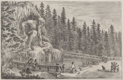Statue colossale des Apennins, probablement 1653 - Stefano della Bella