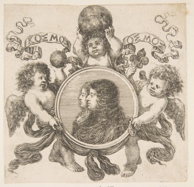 Cosimo de Médicis, Prince de Toscane, et sa femme, Marguerite Louise d