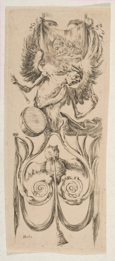 La Mort battant un tambour, vers 1653 - Stefano della Bella