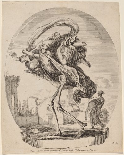 La Mort portant une femme - Stefano della Bella