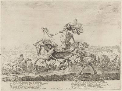 La Mort sur le champ de bataille - Stefano della Bella