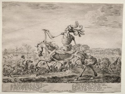 La mort sur le champ de bataille - Stefano della Bella