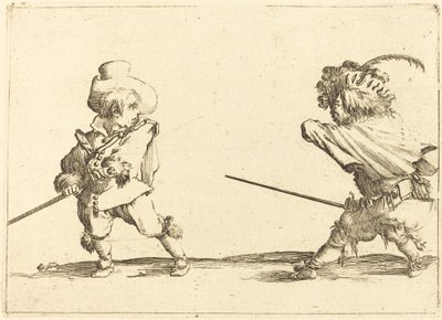 Duel de deux nains - Stefano della Bella