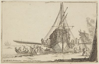 Embarquement (Figures diverses) - Stefano della Bella