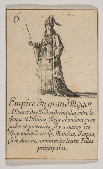 Empire du grand Mogor, 1644 - Stefano della Bella