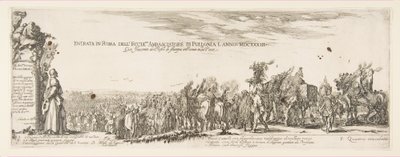 Entrée de la légation polonaise à Rome - Stefano della Bella