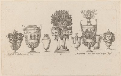 Vases fantastiques - Stefano della Bella