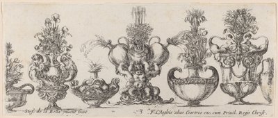 Vases fantastiques, probablement 1646 - Stefano della Bella