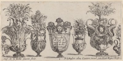 Vases fantastiques, probablement 1646 - Stefano della Bella