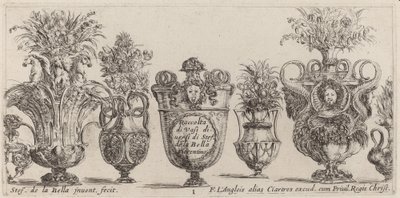Vases fantastiques - Stefano della Bella