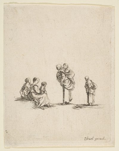 Quatre femmes mendiantes - Stefano della Bella