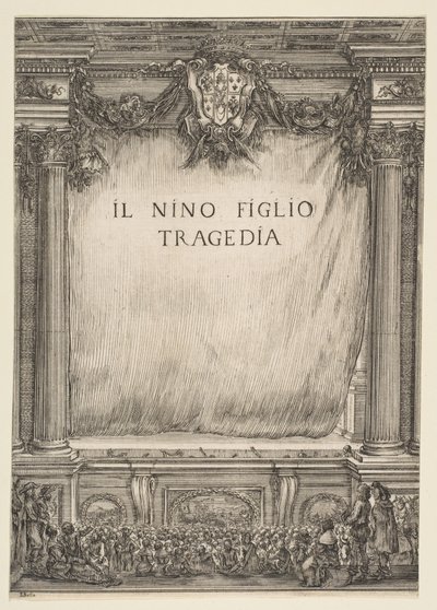 Frontispice pour Il Nino Figlio - Stefano della Bella