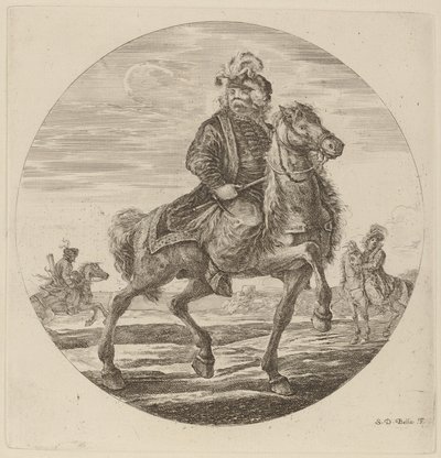 Cavalier hongrois - Stefano della Bella