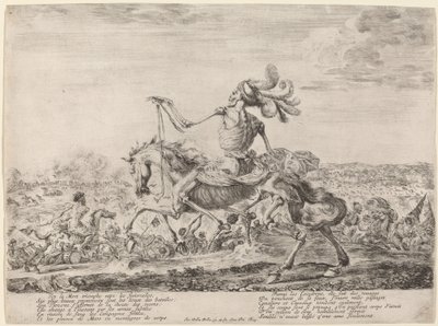 La Mort sur un champ de bataille, 1648 - Stefano della Bella