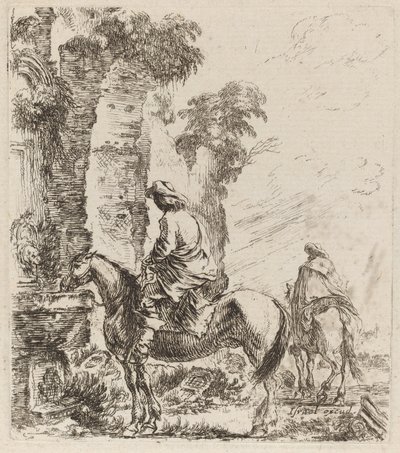 Paysage avec cavaliers, 1646 - Stefano della Bella