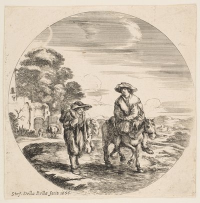 Paysage avec deux paysans, l