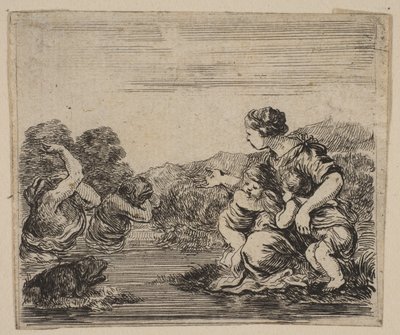 Latone, du Jeu de la Mythologie, 1644 - Stefano della Bella