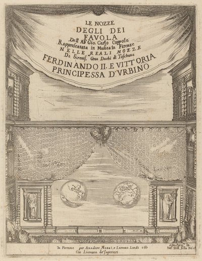 Le Nozze degli Dei: Frontispice - Stefano della Bella