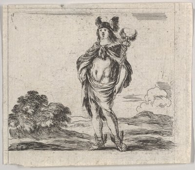 Mercure, du Jeu de la Mythologie, 1644 - Stefano della Bella