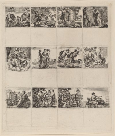 Cartes à jouer mythologiques - Stefano della Bella