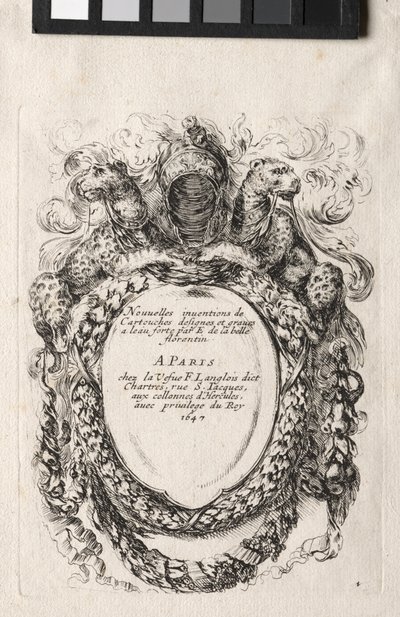 Nouveau modèle pour un cartouche - Stefano della Bella