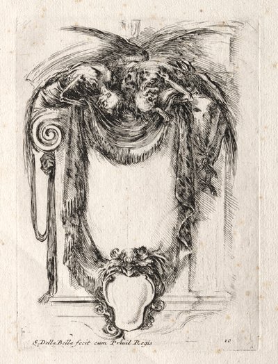 Nouveau modèle pour un cartouche - Stefano della Bella