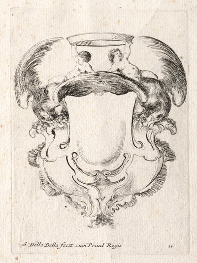 Nouveau modèle pour un cartouche - Stefano della Bella