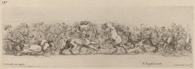 Frise ornementale avec vigne, probablement 1648 - Stefano della Bella