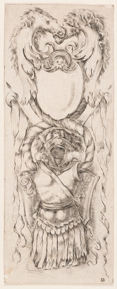 Ornamenti o Grottesche (Ornement grotesque) - Stefano della Bella