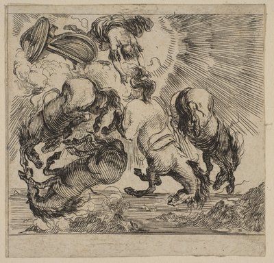 Phaéton, du Jeu de la Mythologie, 1644 - Stefano della Bella