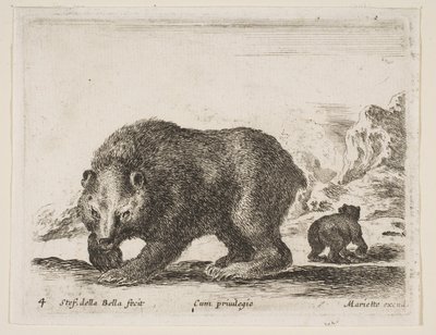 Planche 4: ours, de 