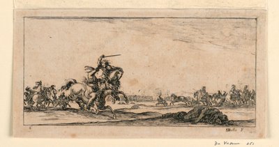 Planche 6, de "Desseins de Queleques Conduites de Troupes, Canons, et Ataques de Villes" - Stefano della Bella