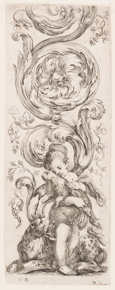 Planche, de la série Ornamenti o grottesche - Stefano della Bella