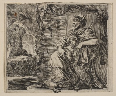 Pluton, du Jeu de la Mythologie, 1644 - Stefano della Bella