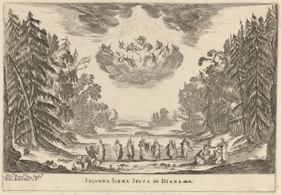 Seconda Scena Selva di Diana - Stefano della Bella