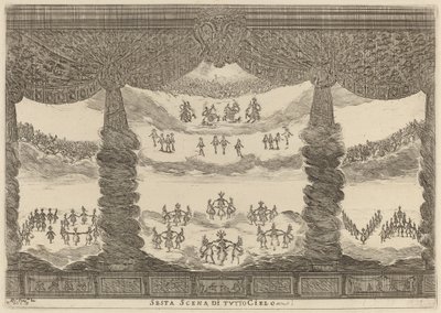 Sesta Scena di Tutto Cielo, 1637 - Stefano della Bella