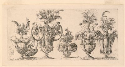 Six vases, de "Raccolta" - Stefano della Bella