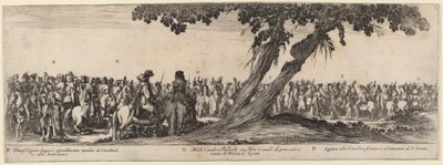 Gentilshommes espagnols, cavaliers polonais et français, 1633 - Stefano della Bella