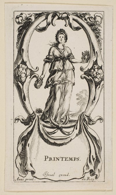 Printemps, des Quatre Saisons, vers 1641 - Stefano della Bella