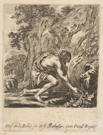 Saint Jean-Baptiste puisant de l