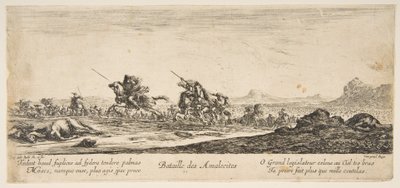 La Bataille des Amalécites, vers 1645-52 - Stefano della Bella