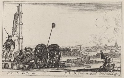 Le Canon, vers 1641 - Stefano della Bella