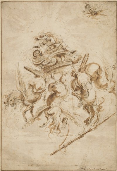 La Chute de Phaéton, vers 1655 - Stefano della Bella