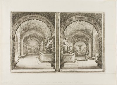La Grotte de Pan et la Renommée - Stefano della Bella