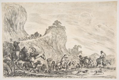 Le voyage de Jacob en Égypte, vers 1647 - Stefano della Bella