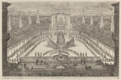 Le Prince de Toscane, ses troupes à cheval et ses carrosses autour du Mont Atlas, 1661 - Stefano della Bella