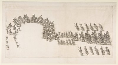 Procession aux flambeaux au Carrousel de Modène, 1652 - Stefano della Bella