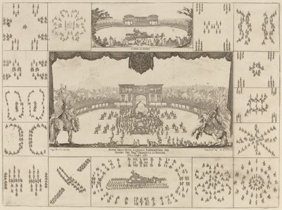 Tournoi exécuté à Florence pour le mariage du Grand-Duc Ferdinand I - Stefano della Bella